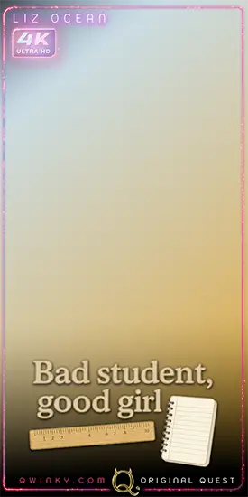 Liz Ocean in Good girl Bad Student – Qwinky poster